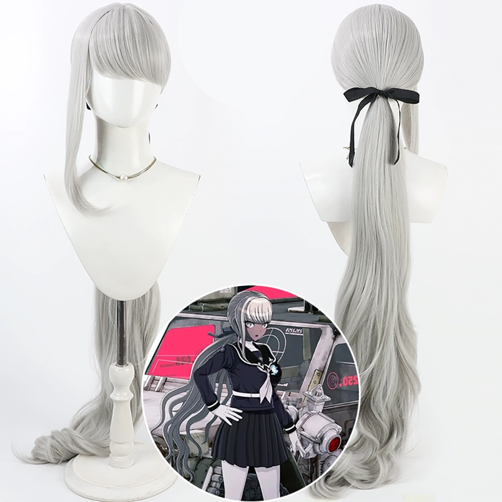 The Hundred Line -Last Defense Academy-Tsubasa Kawana White Cosplay Wig